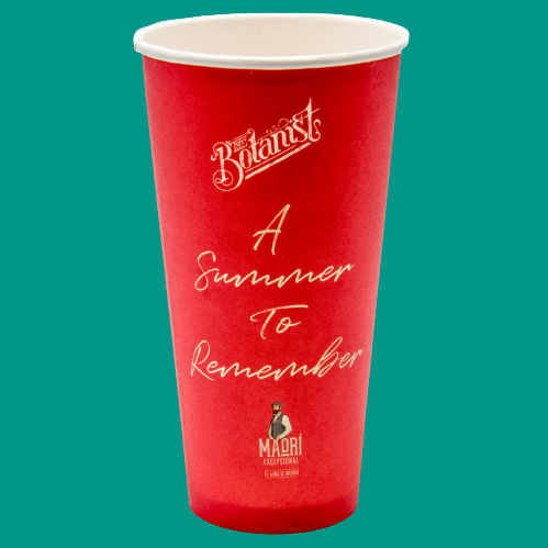 Back of Paper Pint Cup